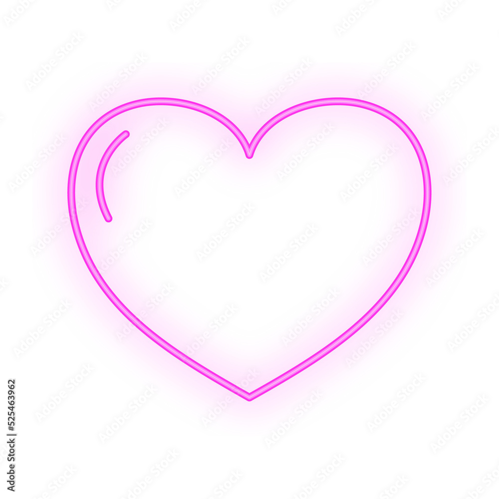 heart neon signboard