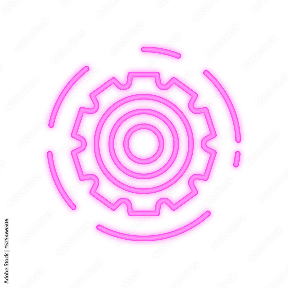 processing neon icon