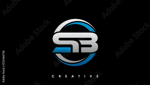 SB Letter Initial Logo Design Template Vector Illustration