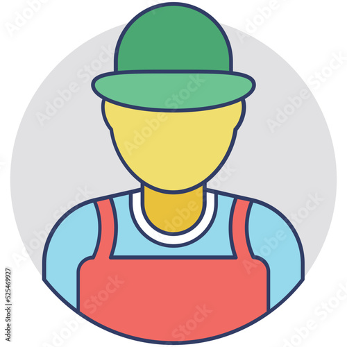 Farmer Vector Icon