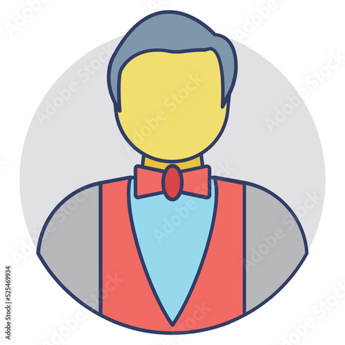 Bartender Vector Icon