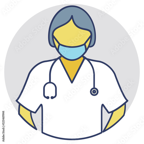 Nurse Vector Icon
