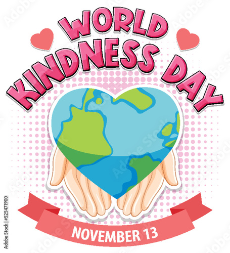 World Kindness Day Logo Concept