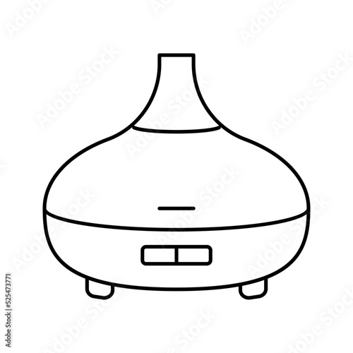 oil diffuser perfume line icon vector illustration