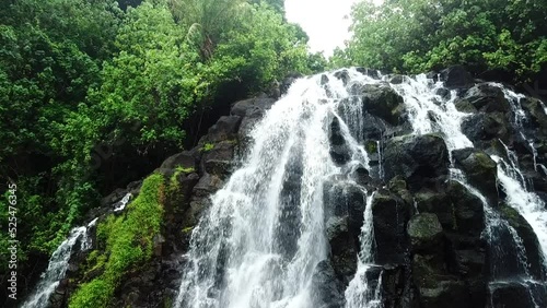 Kepirohi waterfall in Pohnpei, Micronesia（Federated States of Micronesia） photo