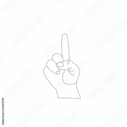 hand with thumb up