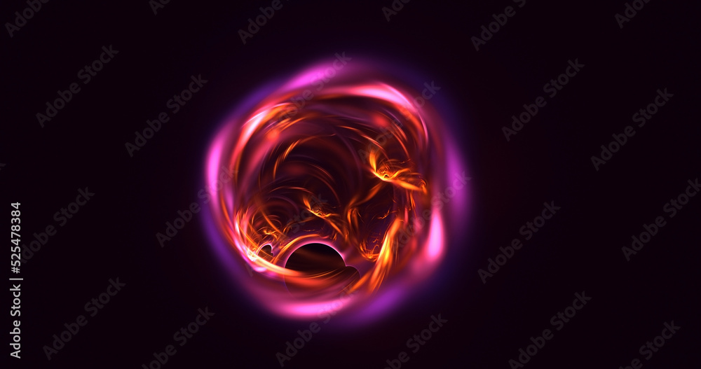 3D rendering abstract circle light background 3D rendering abstract circle light background