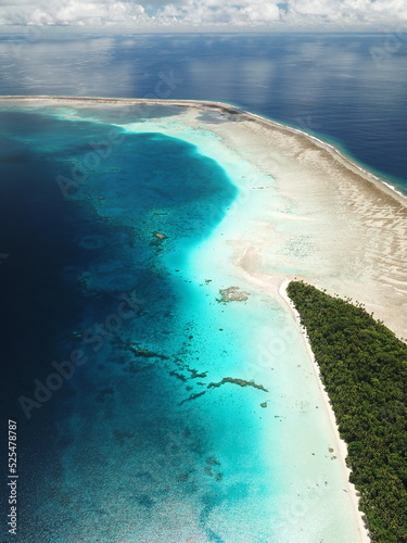 Ant atoll in Pohnpei, Micronesia（Federated States of Micronesia）