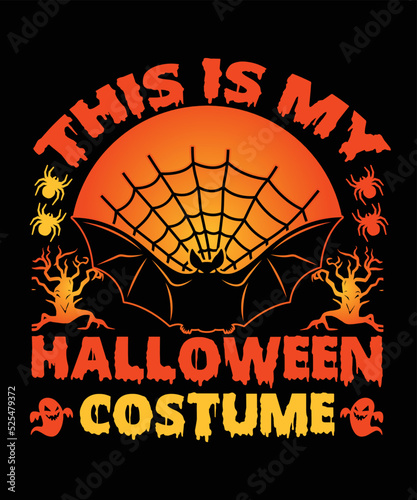 this is my Halloween costume t-shirt design