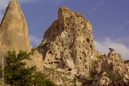 beautiful view of uchisar in cappadocia , Turkey 