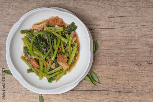 Stir Fried Cantonese with Oyster Sauce Chinese food