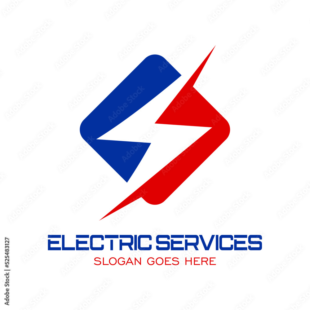 Electric Service Solutions Logo Vector