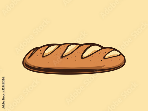 illustration of bread