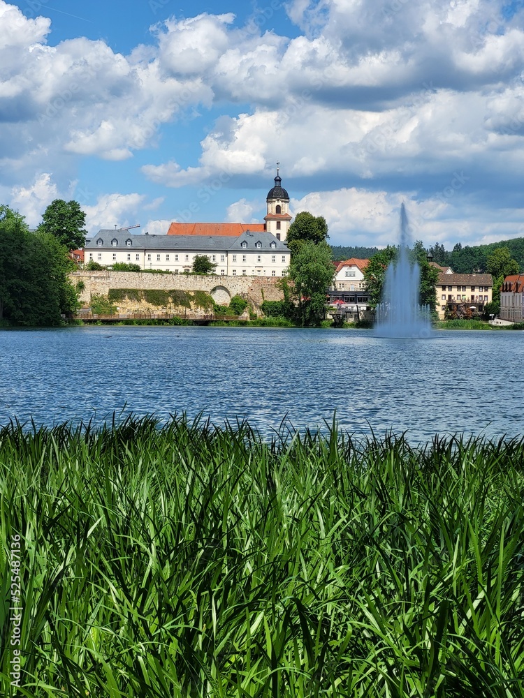 Fototapeta premium Burgsee Bad Salzungen