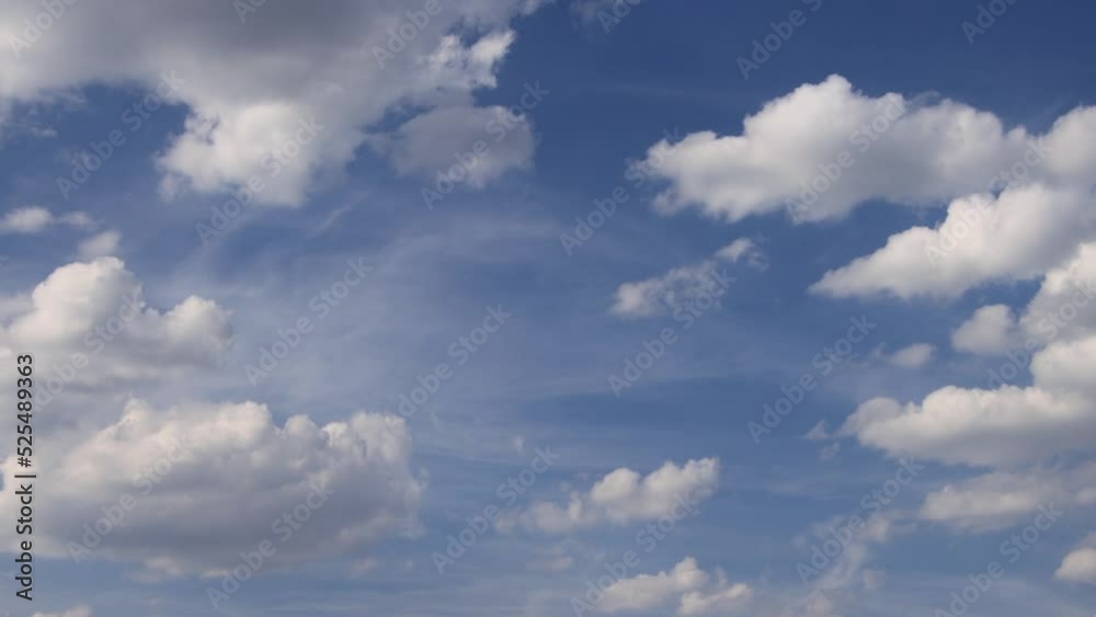 blue sky with clouds Timelapse blue sky with clouds Timelapse