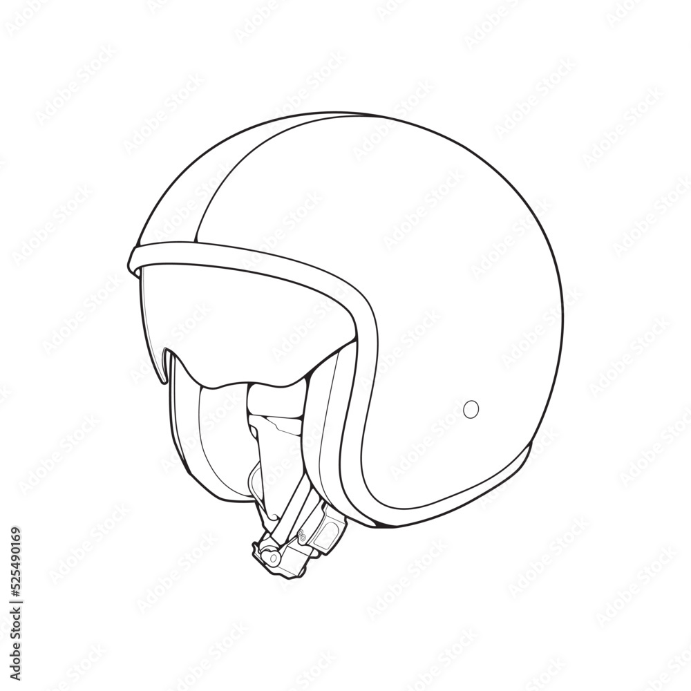 Template helmet half face, line Art helmet Vector Illustration, Line art vector, helmet Vector
Template helmet half face, line Art helmet Vector Illustration, Line art vector, helmet Vector