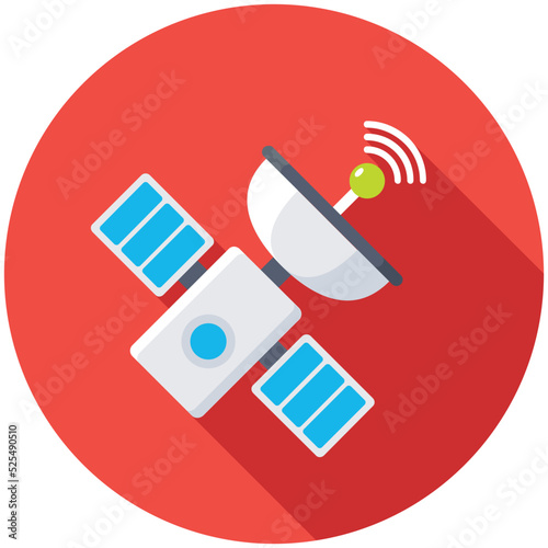 Broadcasting Flat Colored Icon