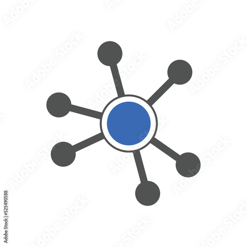 affiliate program flat icons Vector illustration. Affiliate marketing symbol for website or company