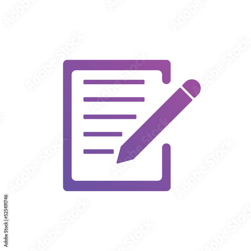 Copyrighting icons Vector illustration. Copywriting icons for SEO and website gradient