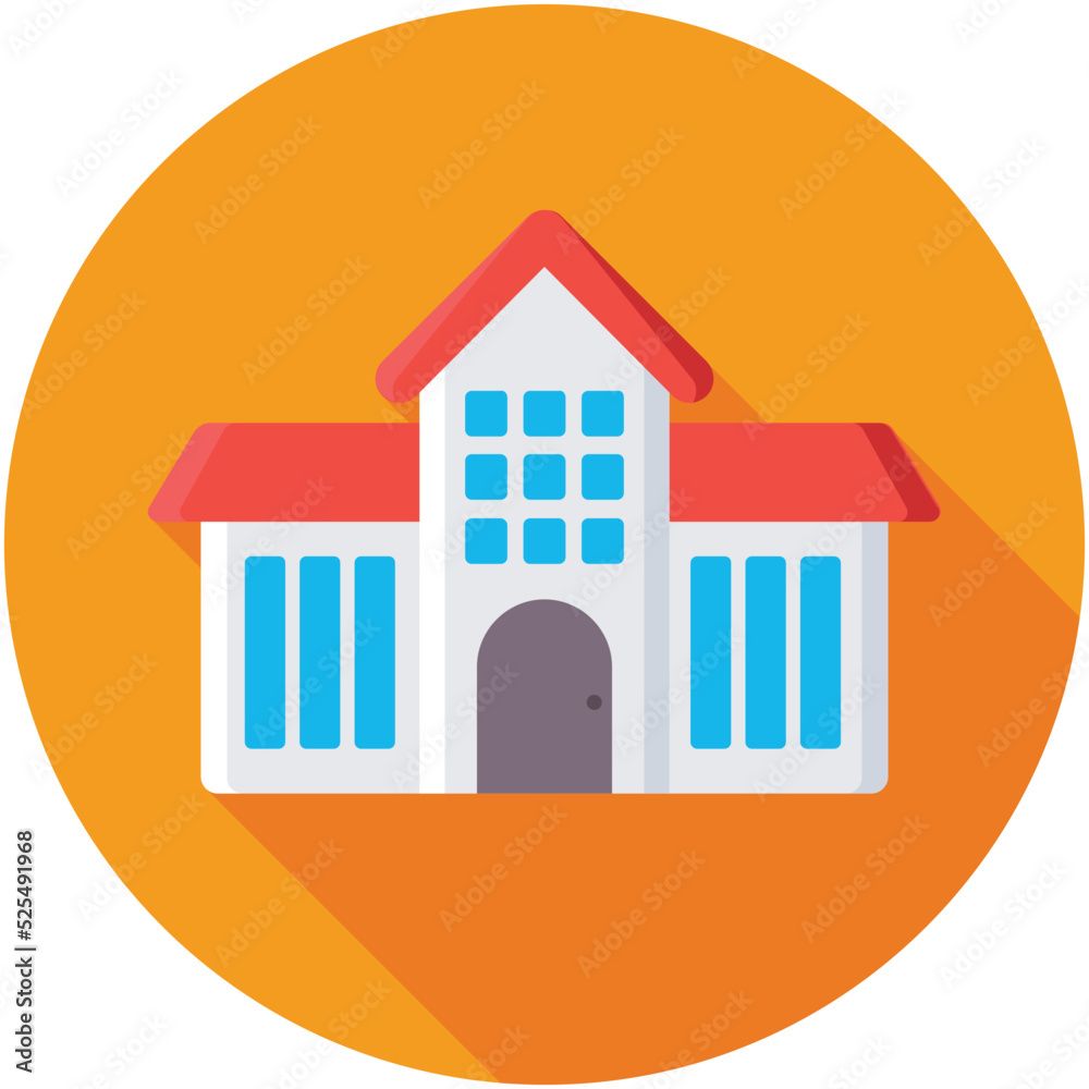Fototapeta premium College Vector Icon