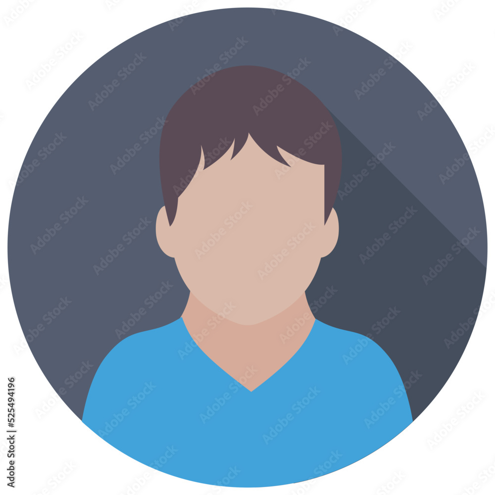 Student Flat Colored Icon Student Flat Colored Icon
