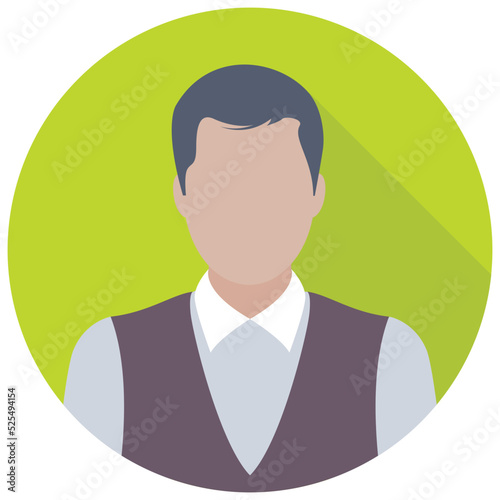 Butler Flat Colored Icon