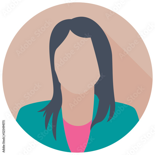 Secretary Flat Colored Icon