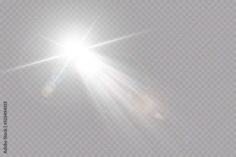 Vector. Sunlight. special lens flare effect. Light effect.Bright sun. Vector. Sunlight. special lens flare effect. Light effect.Bright sun.