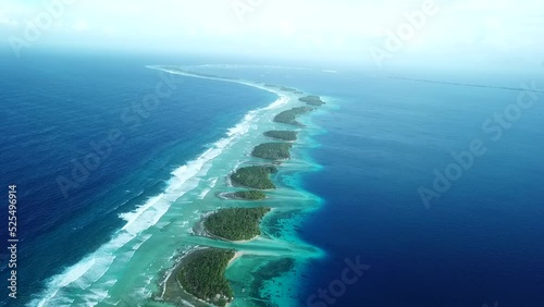 Bikendrik island resort in Majuro, Marshall islands photo