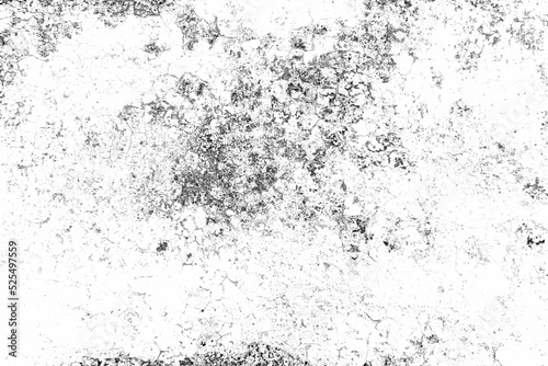 Grunge black and white background. Texture of chips, cracks, scratches, scuffs, dust, dirt, dark black and white texture, old vintage vector pattern.