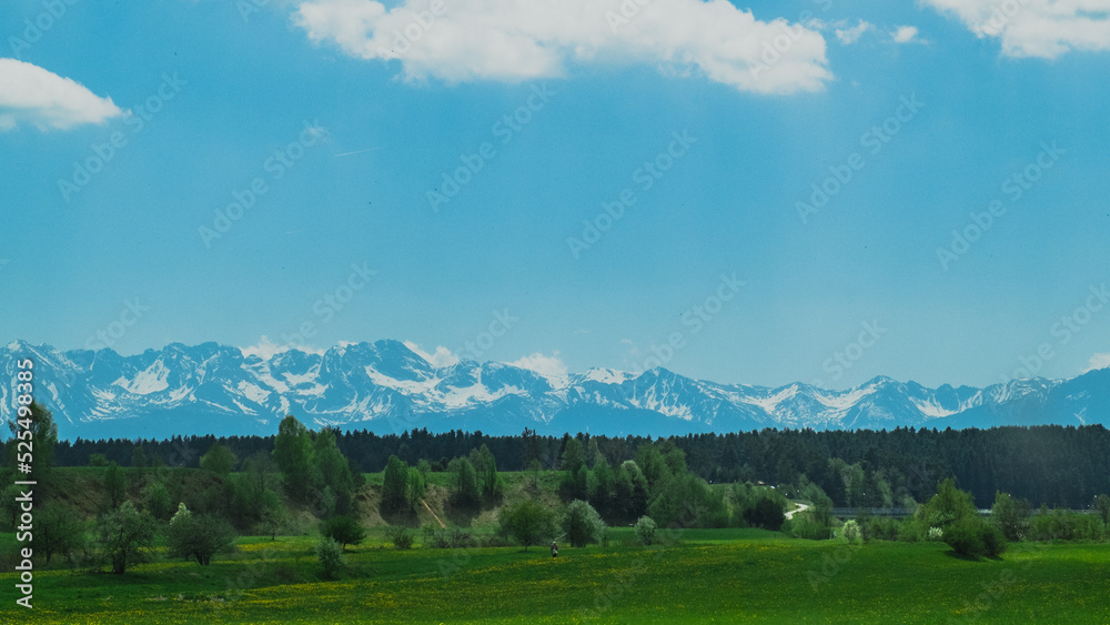 View of the Tatras Mountains