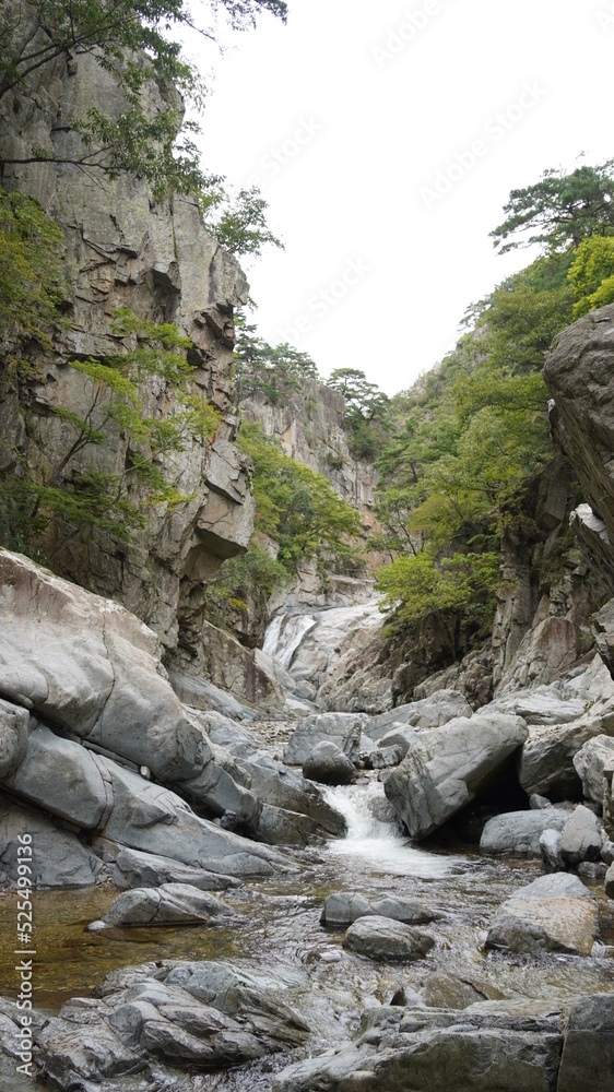 Fototapeta premium Bogyeongsa Valley Waterfall in South Korea