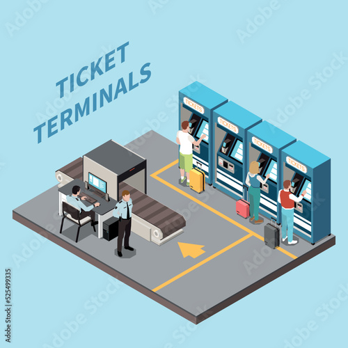 Ticket Terminals Illustration