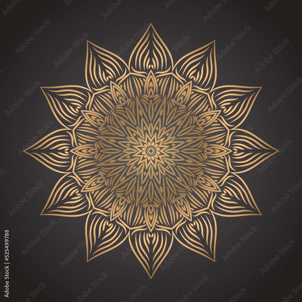 Creative luxury mandala background Creative luxury mandala background