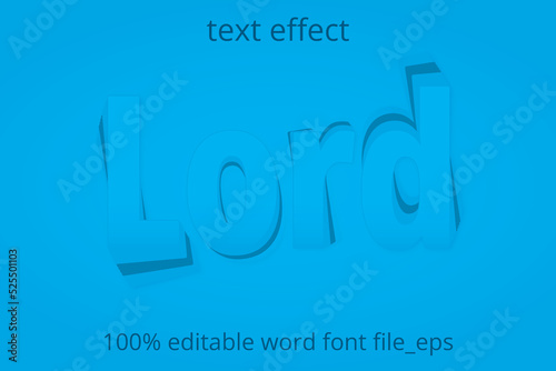 text effect blue