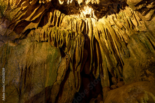 Fakilli Cave, located in Duzce, Turkey, offers a wonderful view with natural formations, stalactites and stalagmites.