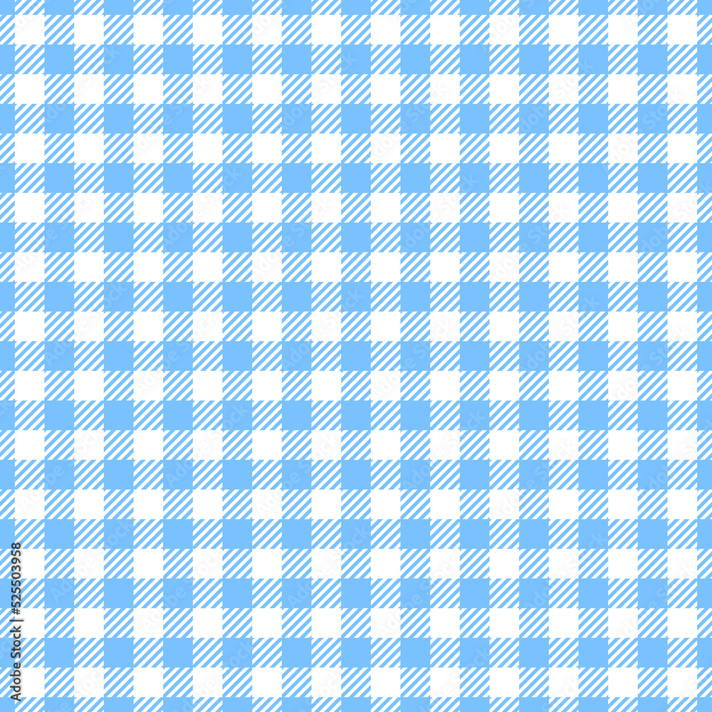 Kleines Karomuster Nahtlos Hellblau/Weiß Kleines Karomuster Nahtlos Hellblau/Weiß