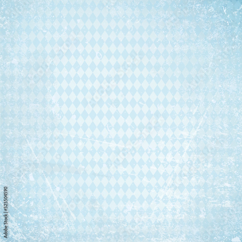 Quadrat Oktoberfest Retro Papier Rautenmuster Hellblau