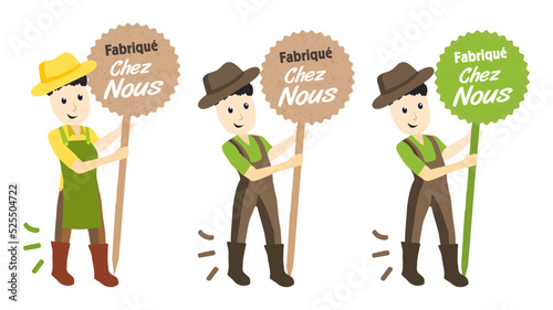 Produits locaux, fabriqué chez nous, magasin producteurs