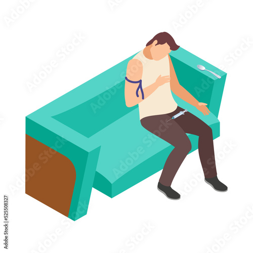 Drugs Addiction Concept