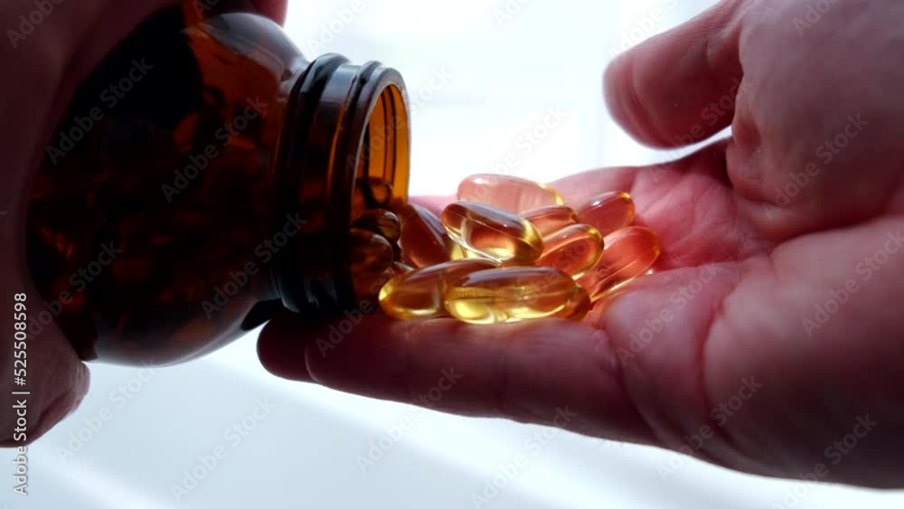 pills in hand close up pills in hand close up