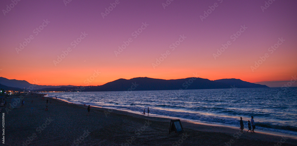 Sonnenuntergang in Georgioupoli-Chania/Kreta (Griechenland)