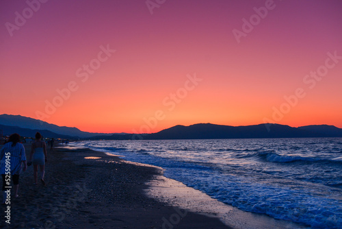 Sonnenuntergang in Georgioupoli-Chania Kreta  Griechenland 