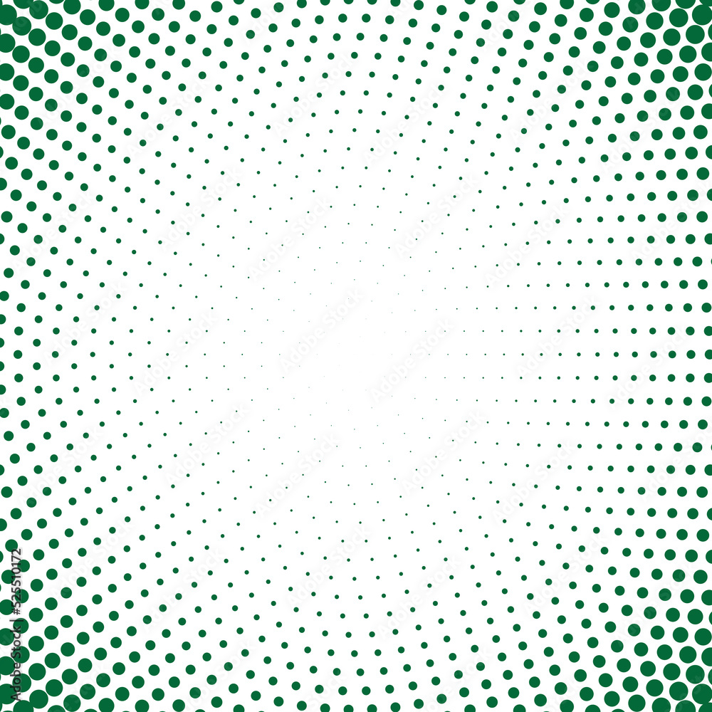 Green dot and white abstract background Green dot and white abstract background