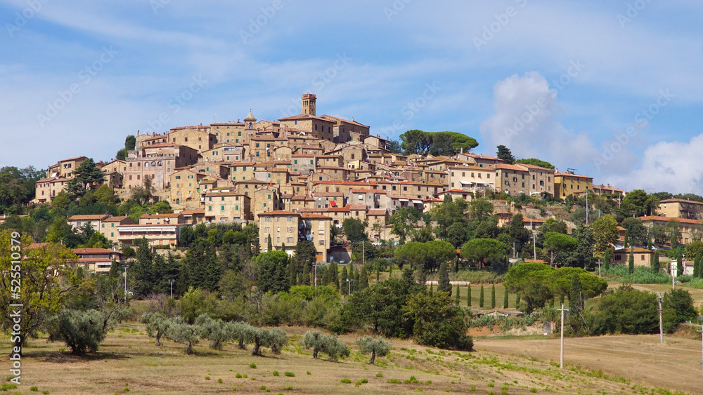 view of town in tuscany