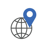 Local SEO, development, internet marketing icons. Search Engine Optimization icon
