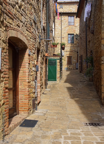 narrow street in the village