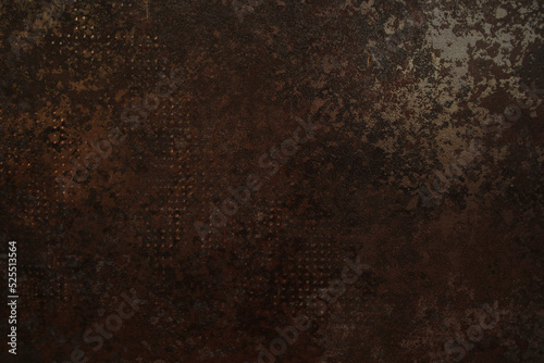 rough textured dark brow and bronze wall background