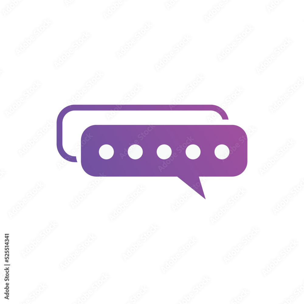 Online chat icons. Used for e-commerce, SEO and web design gradient color Online chat icons. Used for e-commerce, SEO and web design gradient color
