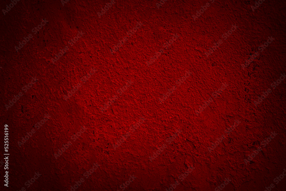Obraz premium Black red wall. Grunge background for design. Toned old rusty rough grainy metal surface. Close-up.